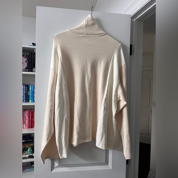 NWOT | University Beige Turtle Neck | Fits Women’s L - XL - Picture 5 of 8